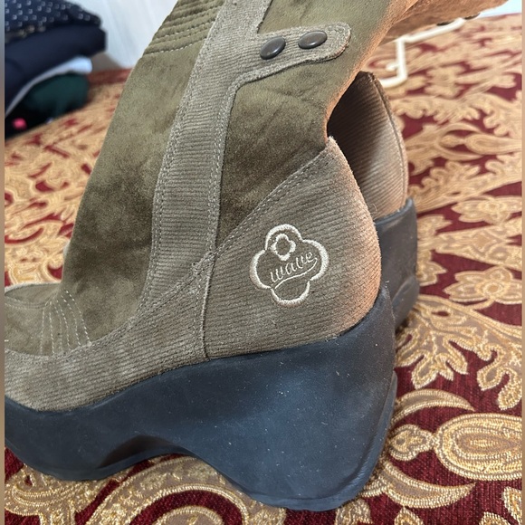 Dark green Shin-High Women's Boots - Picture 8 of 10